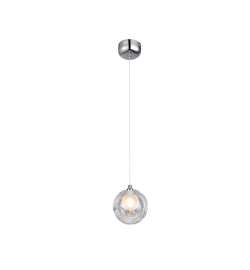 Elaris Aurora Nordic Iron Bubble Glass Ball Chandelier