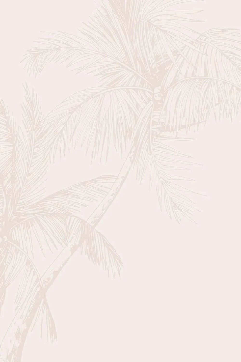 The Palms Wallpaper in Sand