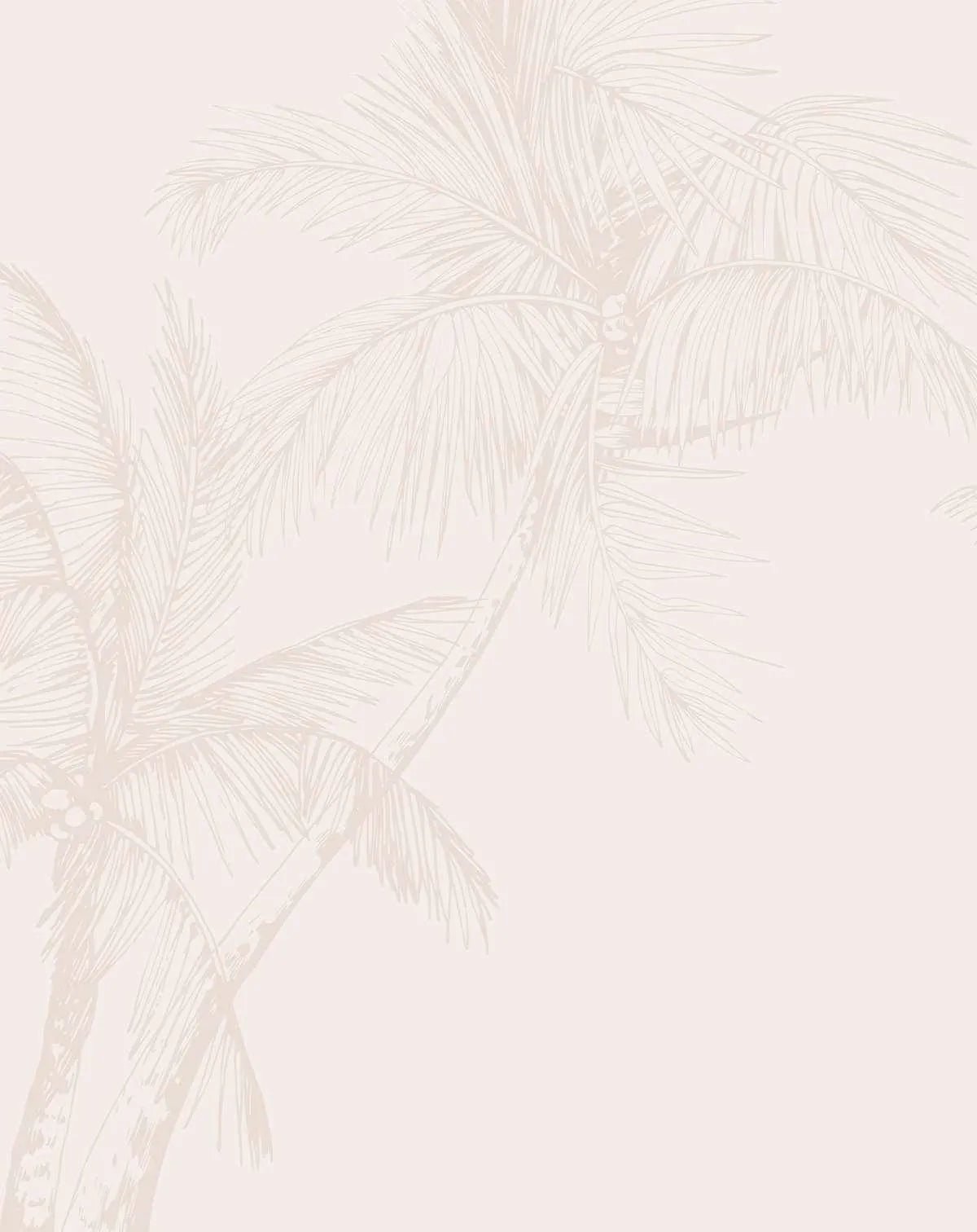 The Palms Wallpaper in Sand