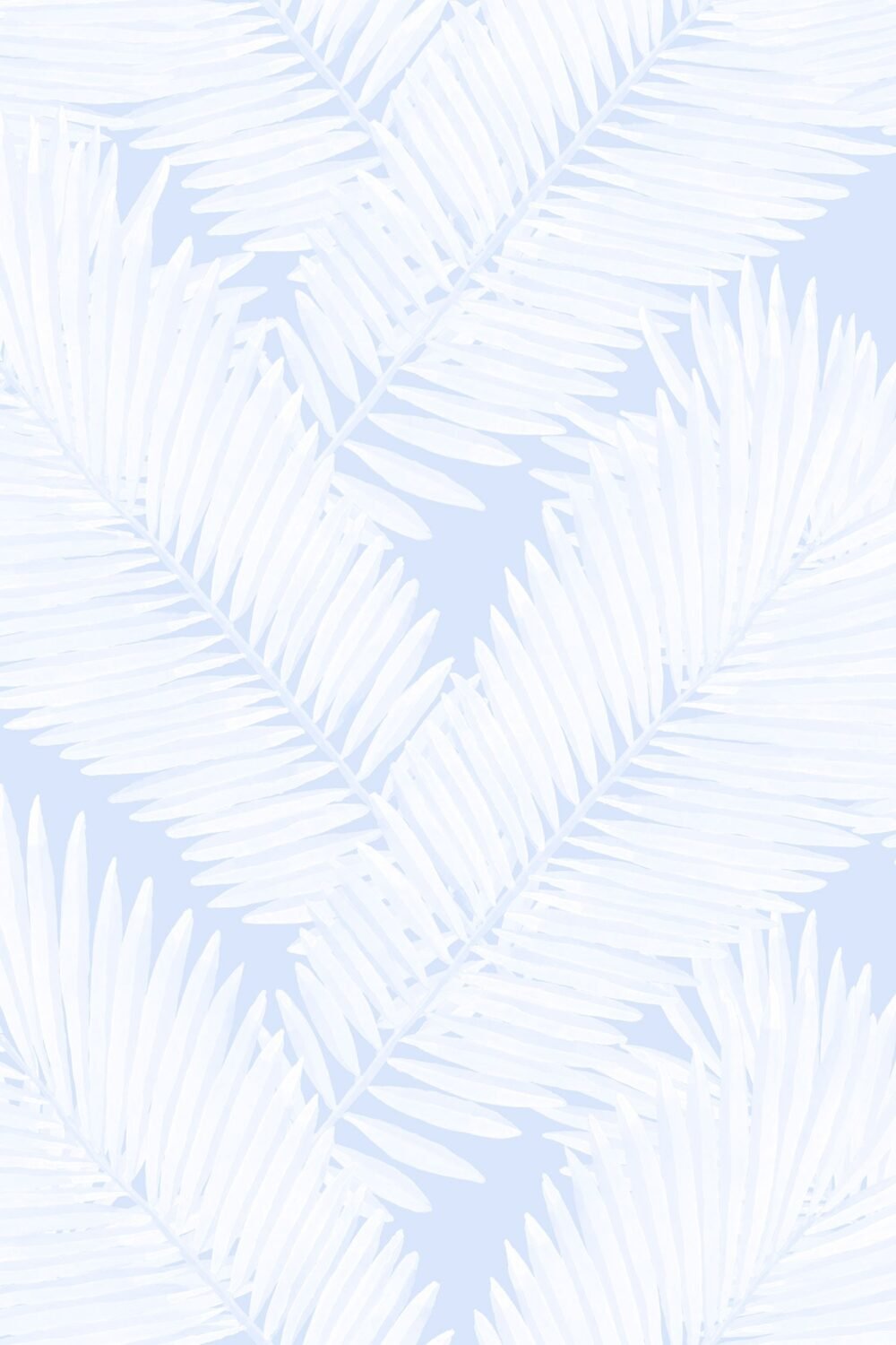 Tropicana Palm in Light Blue Wallpaper